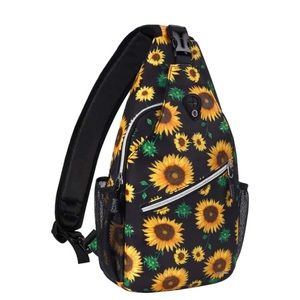 Sling Backpack Sunflower